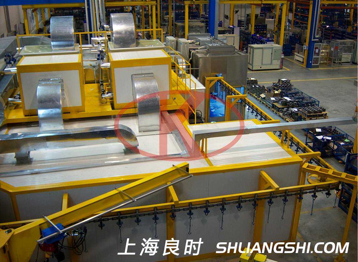 泵阀喷涂烘干生产线及VOC催化燃烧装置