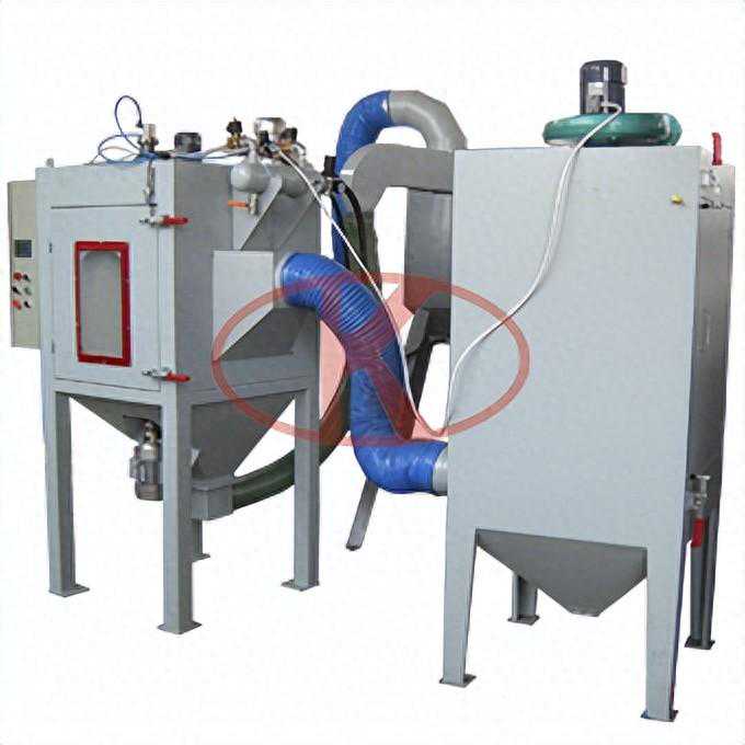 环保吸送箱式自动喷砂机