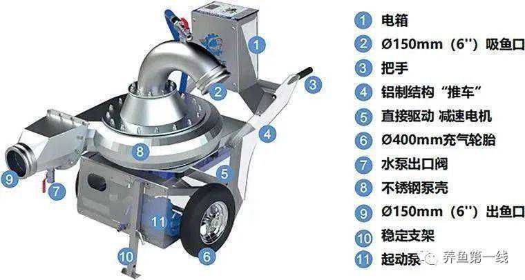 吸鱼泵的类型和原理：以水或空气为介质吸送鱼的装置