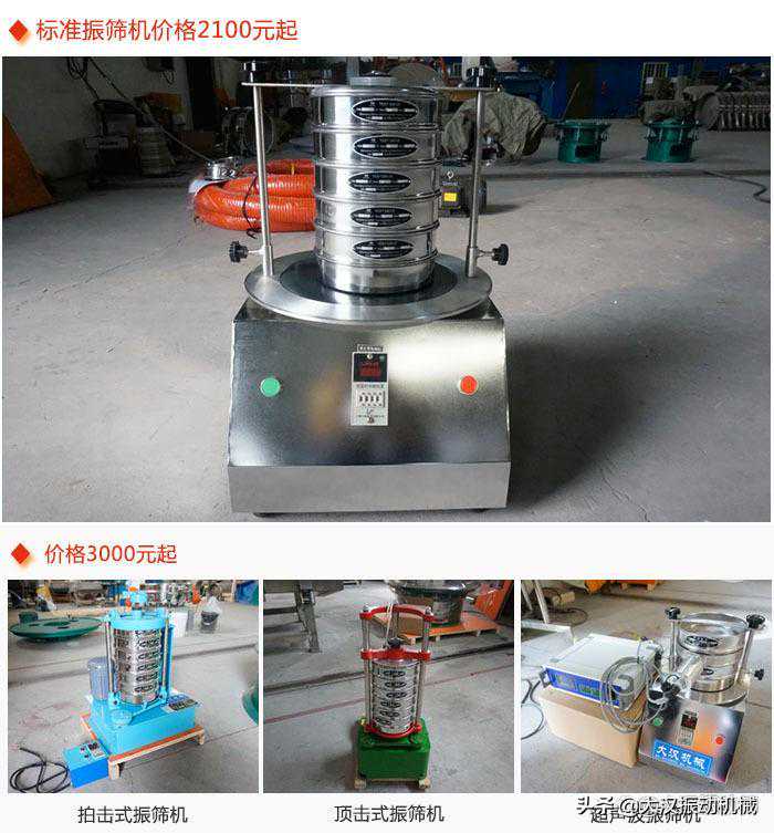 4种常见的实验室振筛机价格
