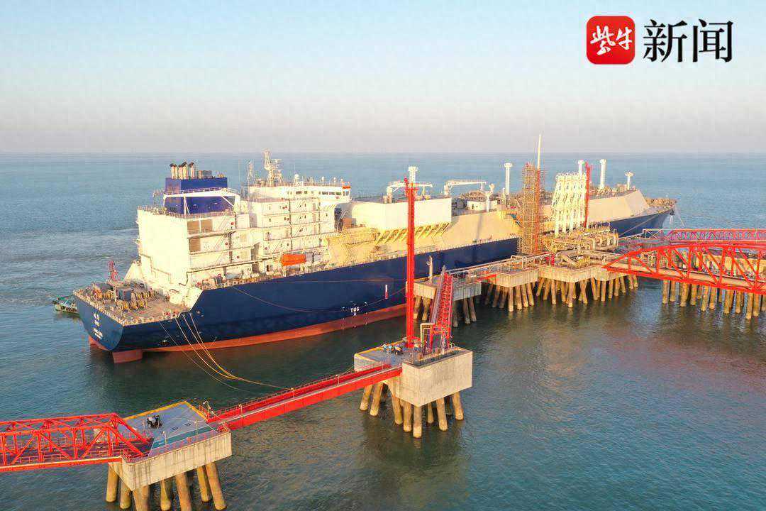 江苏沿海迎来首艘新造LNG气试作业船舶