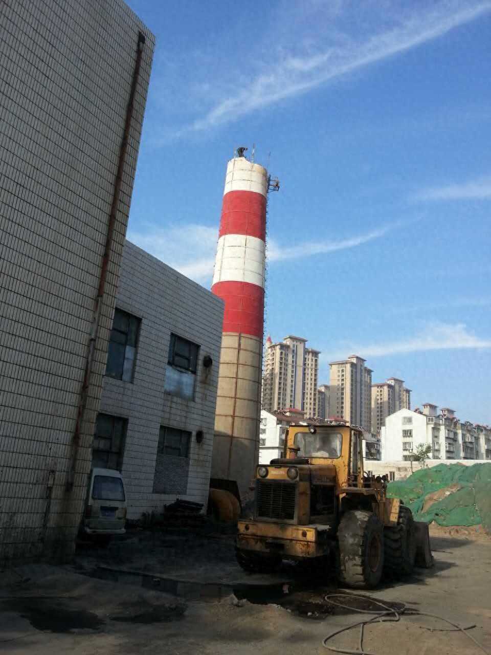 「安全生产」拆除烟筒全过程解析